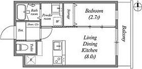 St.Residence南津の辺  ｜ 大阪府大東市南津の辺町（賃貸マンション1LDK・1階・26.23㎡） その2