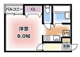 大阪府寝屋川市池田本町（賃貸アパート1K・3階・23.64㎡） その2