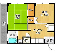 山内ビル 35 ｜ 大阪府大阪市東淀川区淡路3丁目20-22（賃貸マンション2K・3階・34.02㎡） その2