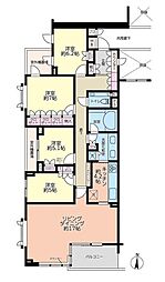 ザ・フィネスト上野毛パークハウス 4LDKの間取図画像