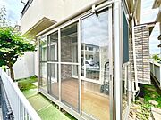 2007年12月に増築したサンルームです、ぜひ現地にて、実際の広さや開放感をお確かめください。