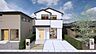 外観：建物プラン例　建物価格：1950万円　建物面積：74ｍ2　別途、外構費用が発生します