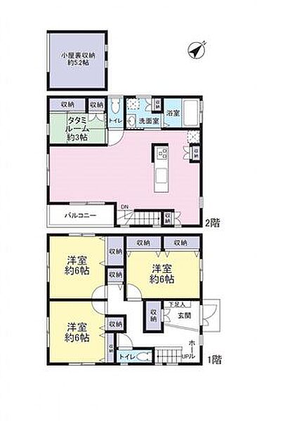 間取りを拡大表示
