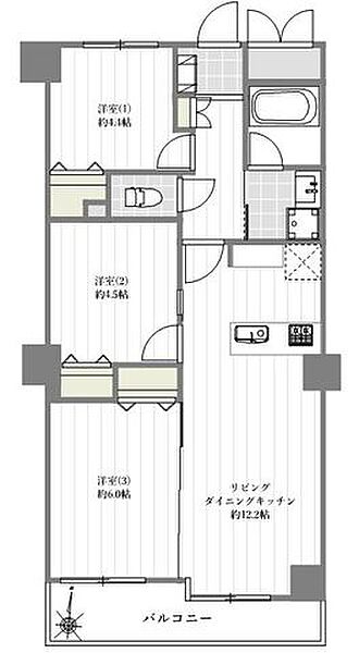 間取りを拡大表示