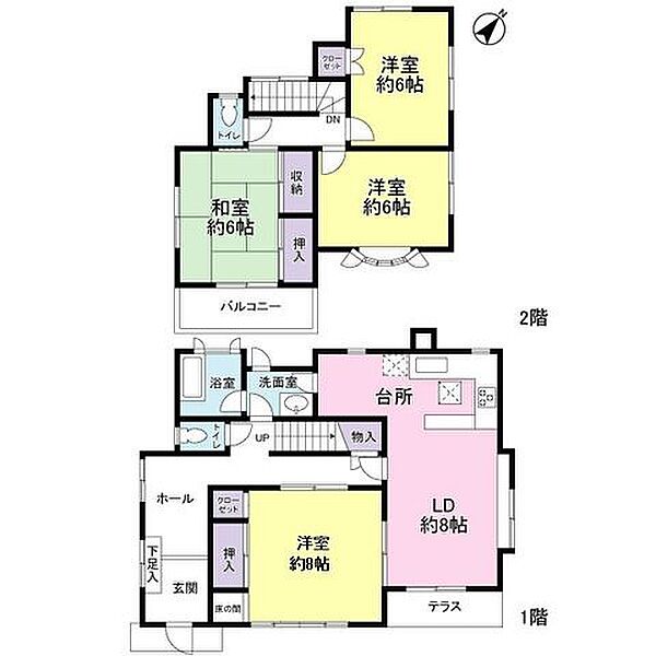 間取りを拡大表示