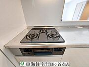 3口コンロで手際よくお料理できます