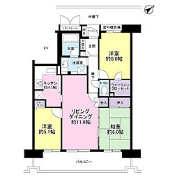 間取図画像 3LDK