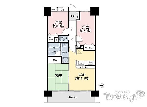 間取りを拡大表示