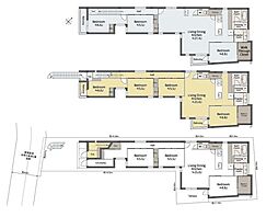 SPATIO 駒込 -QUIET PRIVATE FLATS- 3LDKの間取図画像
