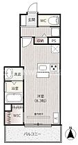 パティオ南方  ｜ 岡山県岡山市北区南方2丁目（賃貸アパート1K・3階・30.40㎡） その2