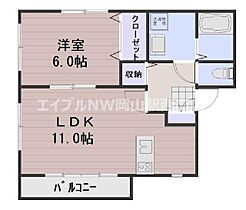 セレーノII  ｜ 岡山県岡山市北区下伊福本町（賃貸マンション1LDK・2階・39.51㎡） その2