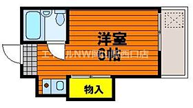 アルフォーレ  ｜ 岡山県岡山市北区津島笹が瀬（賃貸マンション1R・4階・17.00㎡） その2