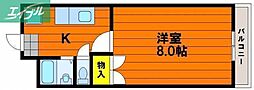 間取図画像 1K