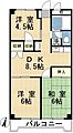 フォンテーヌ市ケ尾3階8.1万円