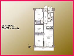 間取図画像 2SLDK