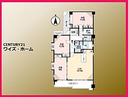藤和祖師谷ホームズ 3SLDKの間取図画像