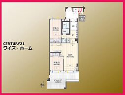 世田谷弦巻ハイム 2LDKの間取図画像