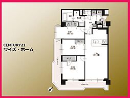 パシフィックニュー中野 3LDKの間取図画像