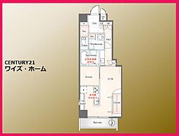 日興パレス広尾プラザ 1LDKの間取図画像