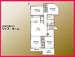 藤和世田谷コープ 4LDKの間取図画像