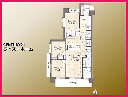 【間取り】3LDK