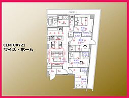 山田ビル 4LDKの間取図画像