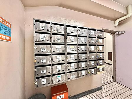 【集合ポスト】みんなが使うものだからいつもきれいにされていると気分が良いです