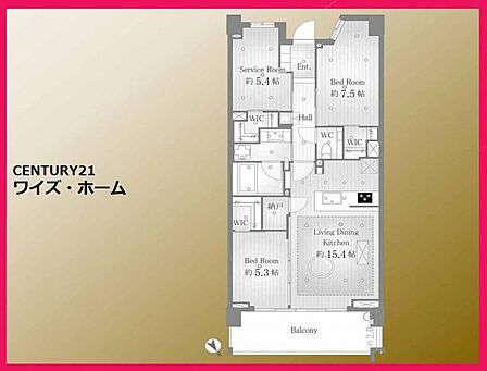 【間取り図】2SLDK