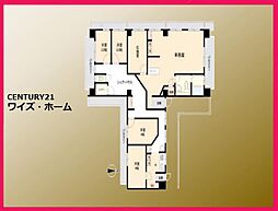 アルベルゴ上野 5LDKの間取図画像