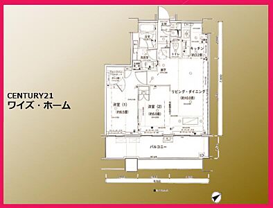 間取り:【間取り図】2LDK 間取り:【間取り図】2LDK