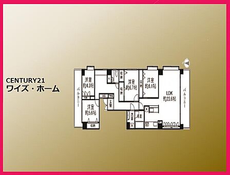 【間取り図】4LDK