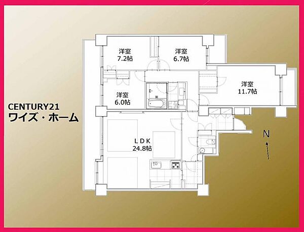 間取りを拡大表示