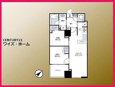 間取り:【間取り図】 2LDK 間取り:【間取り図】 2LDK