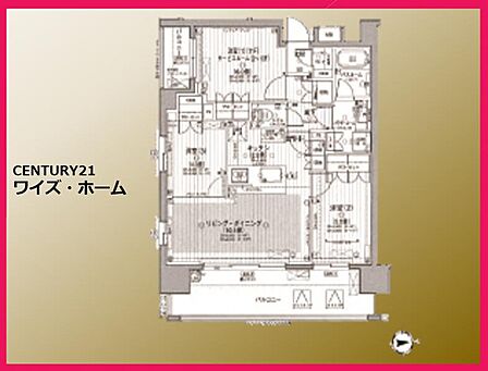 【間取り図】2SLDK