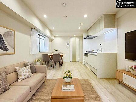 【LDK:8帖】本画像はCGで作成しており、実際に現地に家具は置かれておりません。また、価格に家具は含まれておりません。