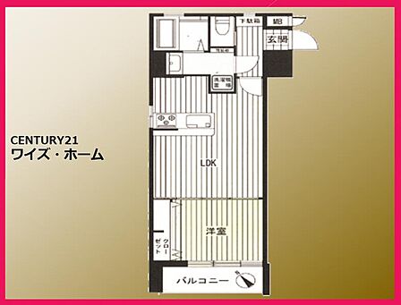 【間取り図】1LDK