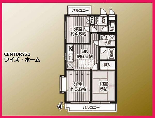 間取りを拡大表示