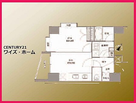 【間取り図】1DK