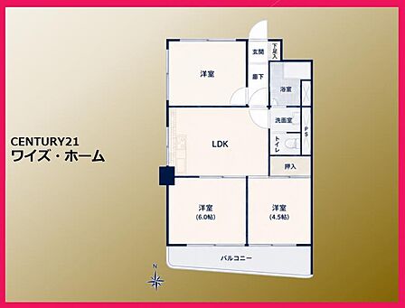 【間取り】3LDK