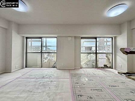 【リビング:14.3帖】家族が集まる空間を1番明るい場所に。
