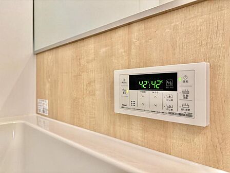 【設備】いつでも快適温度でリラックスバスタイム