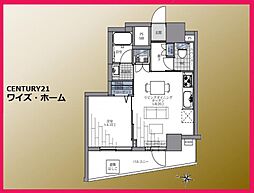 ヴィンテージ中野 1LDKの間取図画像