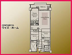 ディナ・スカーラ成城南 3LDKの間取図画像