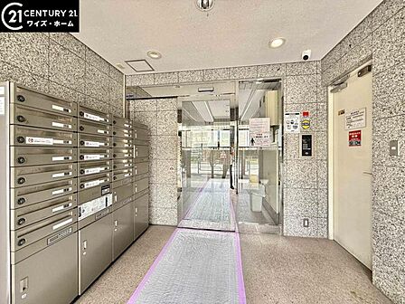 【エントランス】みんなが使うものだからいつもきれいにされていると気分が良いです
