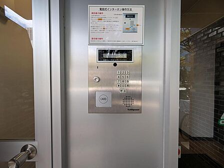 【エントランス】分譲マンションらしい品のあるエントランスです。
