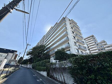 【外観】陽光をたっぷりと取り込む明るい住空間。圧迫感がなく街並みに馴染む落ち着いた佇まい。