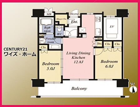 【間取り図】2LDK