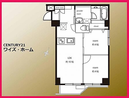 【間取り】2LDK