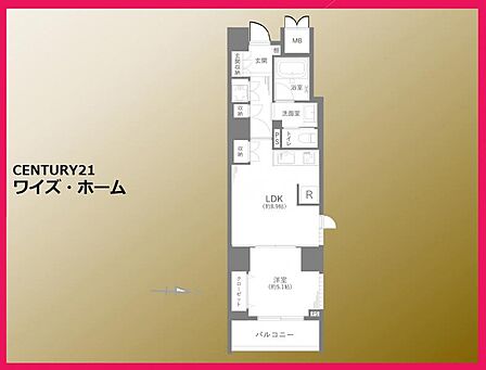 【間取り図】 1LDK