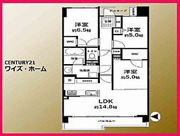 常盤台ガーデンソサエティ 3LDKの間取図画像